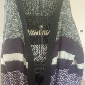 Purple and Black sweater